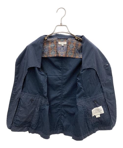 Engineered Garments（エンジニアドガーメンツ）Engineered Garments (エンジニアドガーメンツ) ドット柄ジャケット ネイビー×ホワイト サイズ:XSの古着・服飾アイテム