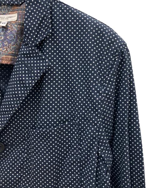 Engineered Garments（エンジニアドガーメンツ）Engineered Garments (エンジニアドガーメンツ) ドット柄ジャケット ネイビー×ホワイト サイズ:XSの古着・服飾アイテム