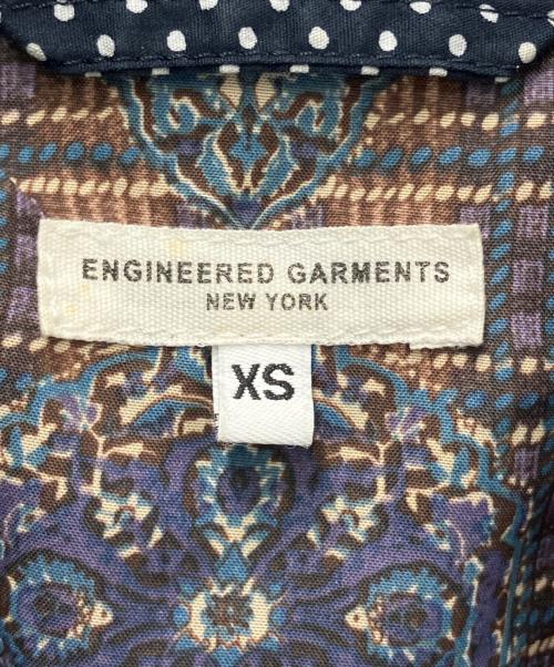 Engineered Garments（エンジニアドガーメンツ）Engineered Garments (エンジニアドガーメンツ) ドット柄ジャケット ネイビー×ホワイト サイズ:XSの古着・服飾アイテム