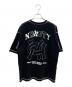 9090 (9090) N9 Stitched Tee ブラック×ホワイト サイズ:Ｍ：4000円