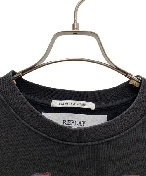 REPLAY（リプレイ）REPLAY (リプレイ) スウェット ブラック サイズ:XSの古着・服飾アイテム