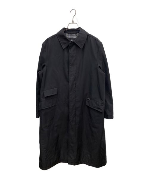BURBERRY BLACK LABEL（バーバリーブラックレーベル）BURBERRY BLACK LABEL (バーバリーブラックレーベル) ステンカラーコート ブラック サイズ:Lの古着・服飾アイテム