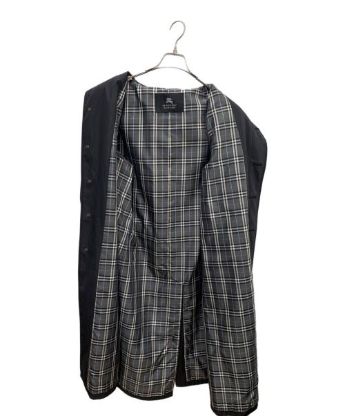 BURBERRY BLACK LABEL（バーバリーブラックレーベル）BURBERRY BLACK LABEL (バーバリーブラックレーベル) ステンカラーコート ブラック サイズ:Lの古着・服飾アイテム