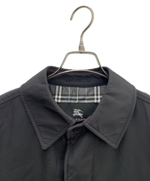 BURBERRY BLACK LABEL（バーバリーブラックレーベル）BURBERRY BLACK LABEL (バーバリーブラックレーベル) ステンカラーコート ブラック サイズ:Lの古着・服飾アイテム