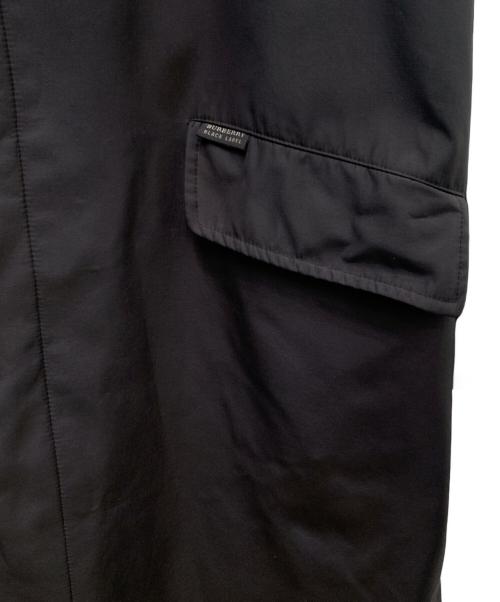 BURBERRY BLACK LABEL（バーバリーブラックレーベル）BURBERRY BLACK LABEL (バーバリーブラックレーベル) ステンカラーコート ブラック サイズ:Lの古着・服飾アイテム
