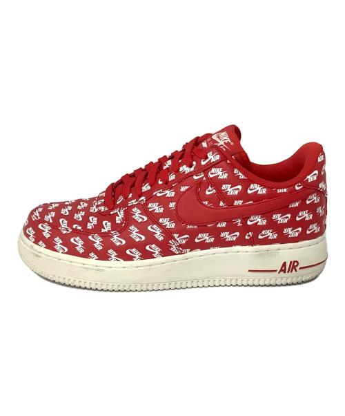 NIKE（ナイキ）NIKE (ナイキ) AIR FORCE1 レッド サイズ:26.5の古着・服飾アイテム
