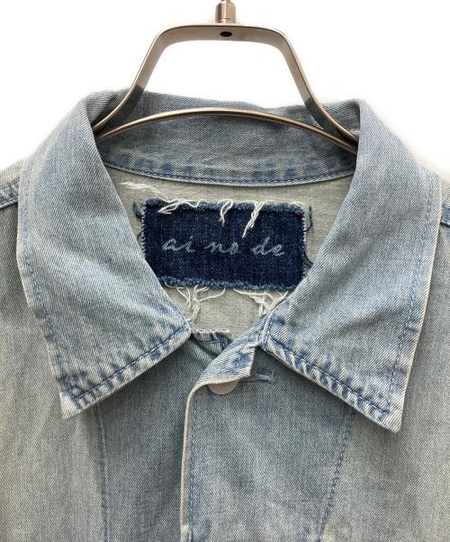ai no de（アイノデ）ai no de (アイノデ) デニムカバーオール ブルー サイズ:Ｍの古着・服飾アイテム