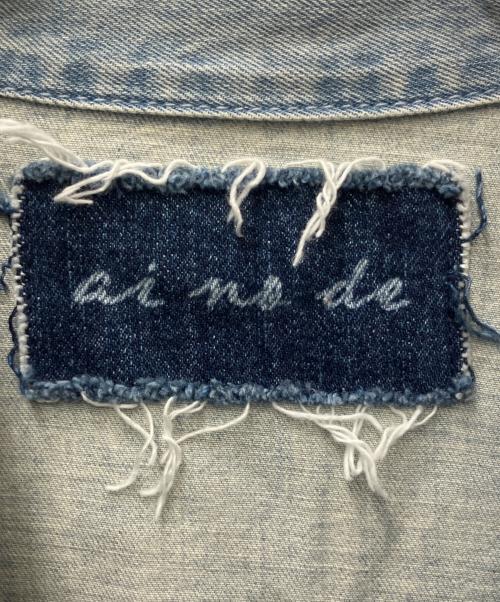 ai no de（アイノデ）ai no de (アイノデ) デニムカバーオール ブルー サイズ:Ｍの古着・服飾アイテム