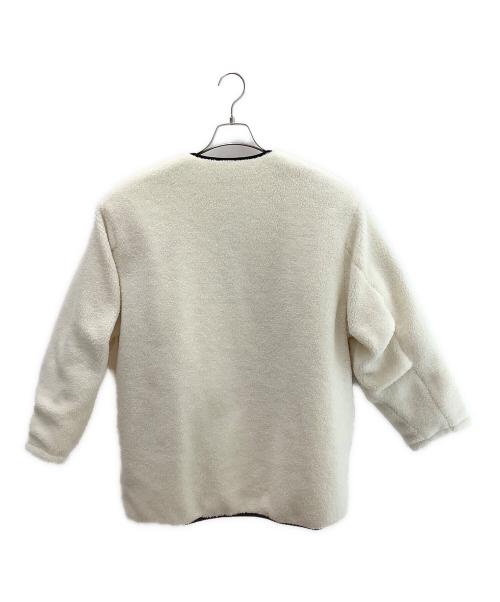 UNIVERSAL OVERALL（ユニバーサルオーバーオール）UNIVERSAL OVERALL (ユニバーサルオーバーオール) BARNYARDSTORM (バンヤードストーム) 別注リバーシブルボアジャケット オフホワイト サイズ:Ｓ 未使用品の古着・服飾アイテム