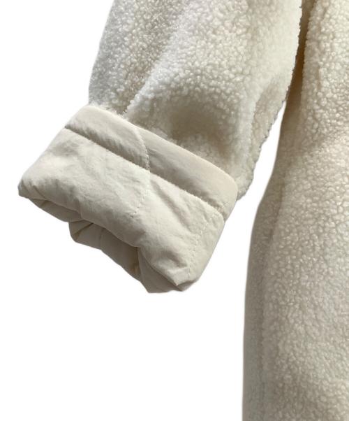 UNIVERSAL OVERALL（ユニバーサルオーバーオール）UNIVERSAL OVERALL (ユニバーサルオーバーオール) BARNYARDSTORM (バンヤードストーム) 別注リバーシブルボアジャケット オフホワイト サイズ:Ｓ 未使用品の古着・服飾アイテム