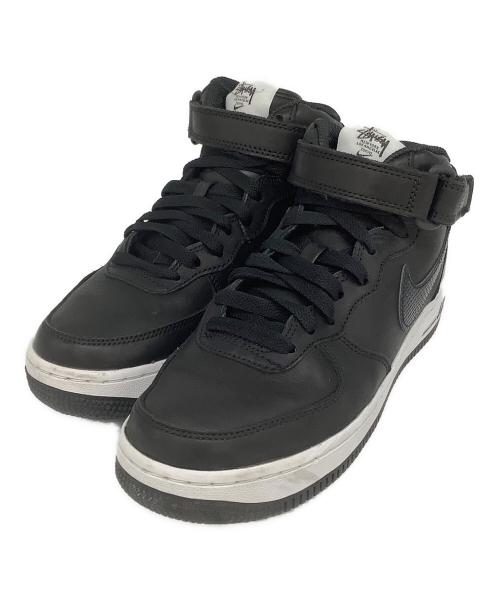NIKE（ナイキ）NIKE (ナイキ) stussy (ステューシー) Air Force 1 ブラック サイズ:23.5の古着・服飾アイテム