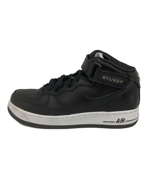 NIKE（ナイキ）NIKE (ナイキ) stussy (ステューシー) Air Force 1 ブラック サイズ:23.5の古着・服飾アイテム