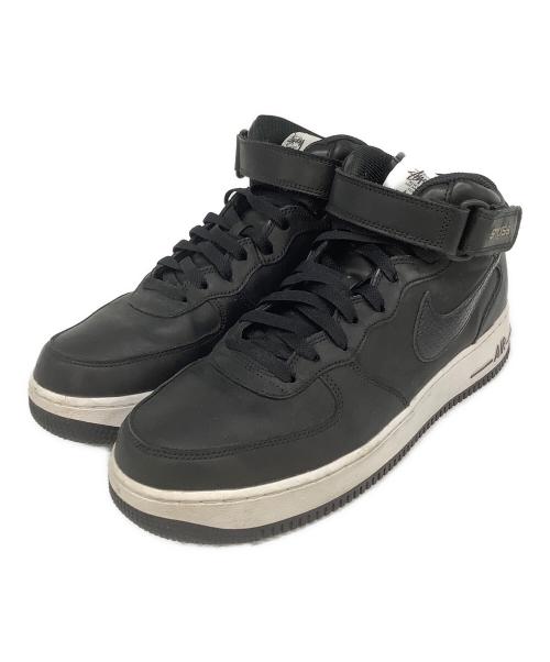 NIKE（ナイキ）NIKE (ナイキ) stussy (ステューシー) AIR FORCE1 ブラック サイズ:28の古着・服飾アイテム