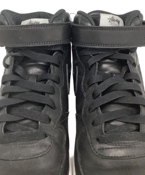 NIKE（ナイキ）NIKE (ナイキ) stussy (ステューシー) AIR FORCE1 ブラック サイズ:28の古着・服飾アイテム