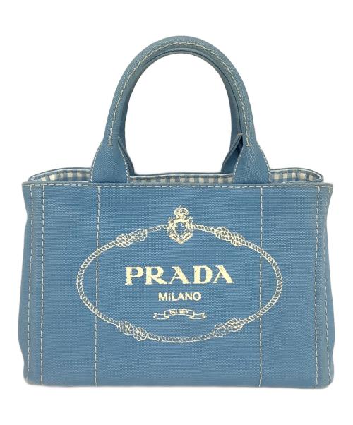 PRADA（プラダ）PRADA (プラダ) CANAPA ブルーの古着・服飾アイテム