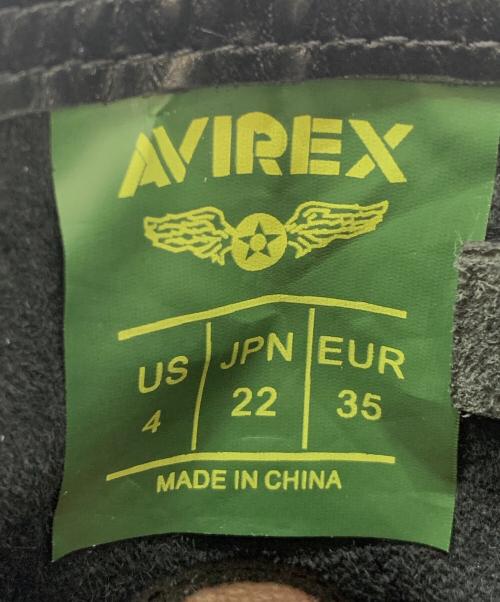 AVIREX（アヴィレックス）AVIREX (アヴィレックス) AVIREX(アヴィレックス)HORNET AV2225 ブラック サイズ:22cmの古着・服飾アイテム