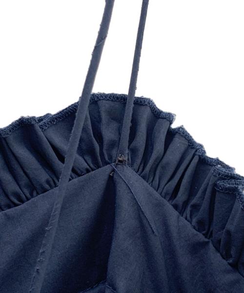 ETRE（エトレ）ETRE (エトレ) ノースリーブ・キャミソールワンピース ネイビー サイズ:FREEの古着・服飾アイテム