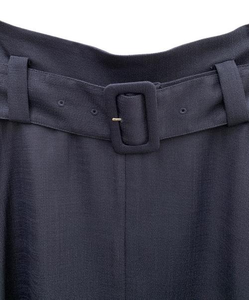 Mila Owen（ミラオーウェン）Mila Owen (ミラオーウェン) 太ベルト付きマキシSK ネイビー サイズ:SIZE 1の古着・服飾アイテム