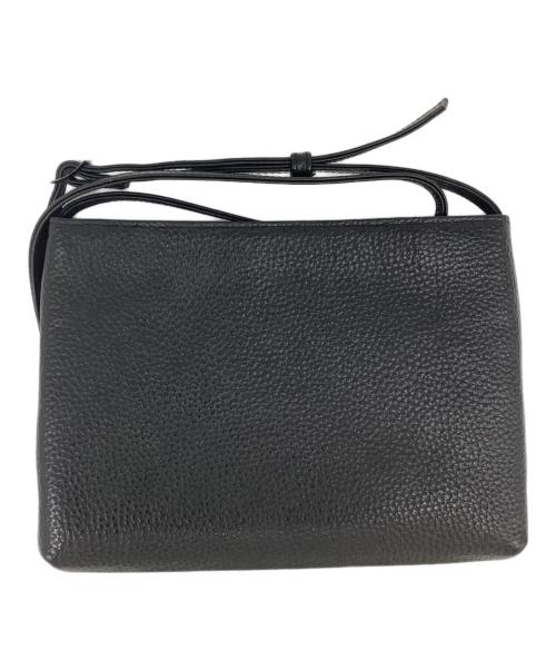 Hush Tug（ハッシュタグ）Hush Tug (ハッシュタグ) レザーサコッシュ ブラックの古着・服飾アイテム