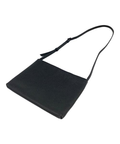 Hush Tug（ハッシュタグ）Hush Tug (ハッシュタグ) レザーサコッシュ ブラックの古着・服飾アイテム