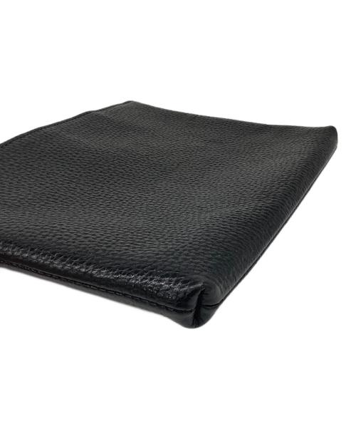 Hush Tug（ハッシュタグ）Hush Tug (ハッシュタグ) レザーサコッシュ ブラックの古着・服飾アイテム