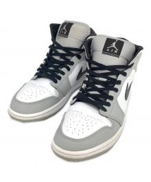 NIKE（ナイキ）の古着「Air Jordan 1 Mid "Light Smoke」｜ライトグレー