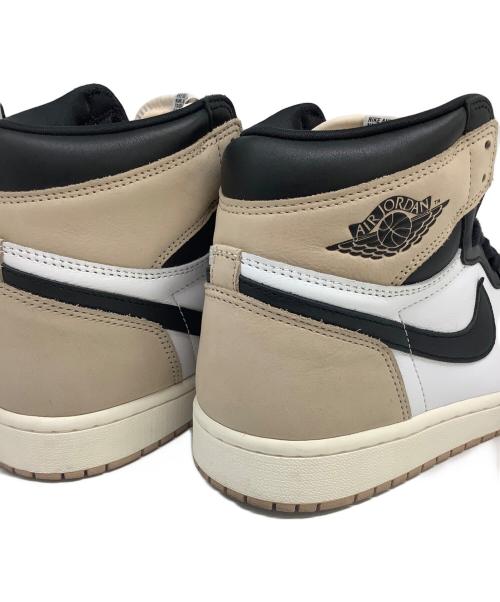 NIKE（ナイキ）NIKE (ナイキ) Air Jordan 1 Retro High OG ベージュ×ブラック×ホワイト サイズ:27.5cmの古着・服飾アイテム