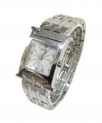 HERMESエルメス）の古着「Hウォッチ」｜ホワイトシェル