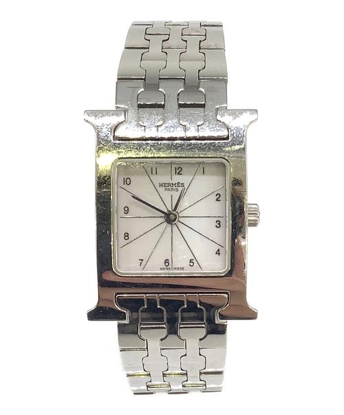 HERMES（エルメス）HERMES (エルメス) Hウォッチ ホワイトシェルの古着・服飾アイテム
