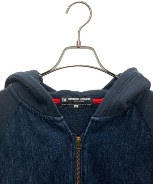 HIDEHIKO YAMANE（ヒデヒコ ヤマネ）HIDEHIKO YAMANE (ヒデヒコ ヤマネ) EVISU (エヴィス) ジップパーカー インディゴ サイズ:42の古着・服飾アイテム