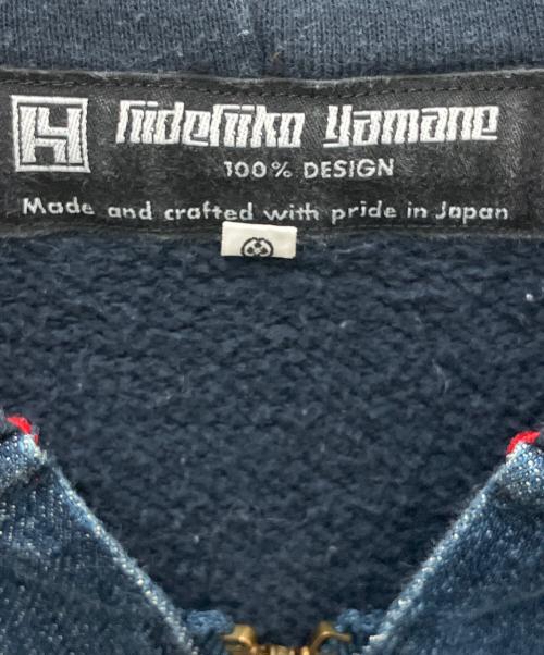 HIDEHIKO YAMANE（ヒデヒコ ヤマネ）HIDEHIKO YAMANE (ヒデヒコ ヤマネ) EVISU (エヴィス) ジップパーカー インディゴ サイズ:42の古着・服飾アイテム