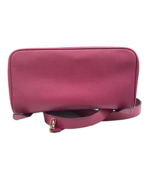 COACH（コーチ）COACH (コーチ) リュック シグネチャー ブラウン×ピンクの古着・服飾アイテム