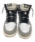 NIKE (ナイキ) Air JORDAN 1 High OG White Cement グレー×ブラック サイズ:27.5：13000円
