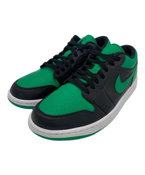 NIKE（ナイキ）NIKE (ナイキ) AIR JORDAN1 LOW ブラック×グリーン サイズ:27.5の古着・服飾アイテム