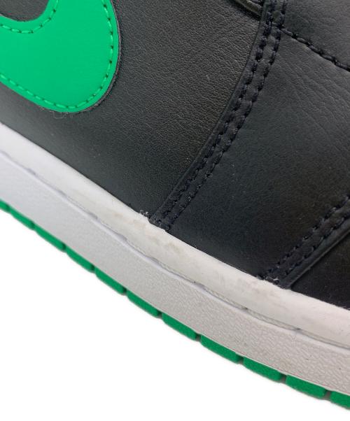 NIKE（ナイキ）NIKE (ナイキ) AIR JORDAN1 LOW ブラック×グリーン サイズ:27.5の古着・服飾アイテム
