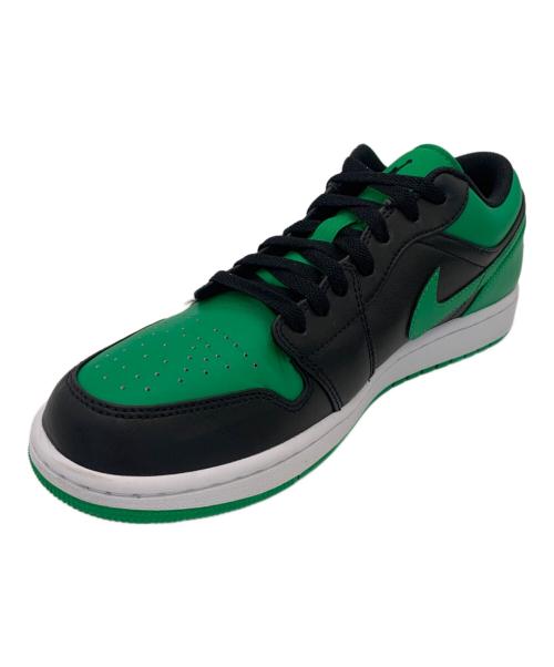NIKE（ナイキ）NIKE (ナイキ) AIR JORDAN1 LOW ブラック×グリーン サイズ:27.5の古着・服飾アイテム