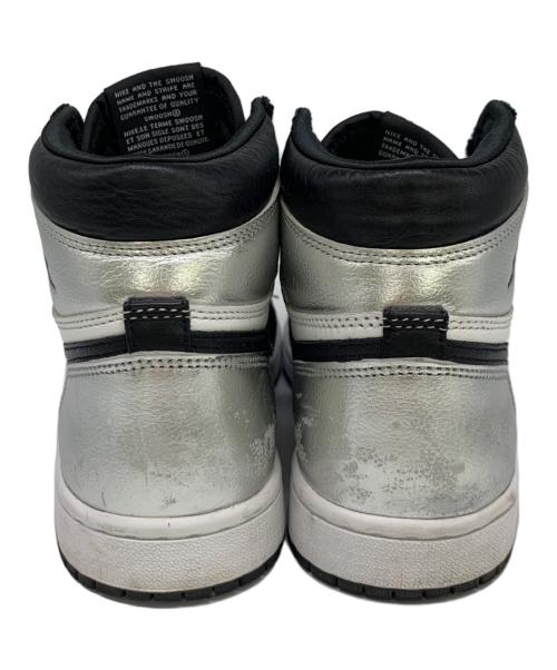 NIKE（ナイキ）NIKE (ナイキ) AIR JORDAN 1 HIGH OG SEAFOAM シルバー×ブラック サイズ:23.5の古着・服飾アイテム