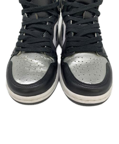 NIKE（ナイキ）NIKE (ナイキ) AIR JORDAN 1 HIGH OG SEAFOAM シルバー×ブラック サイズ:23.5の古着・服飾アイテム