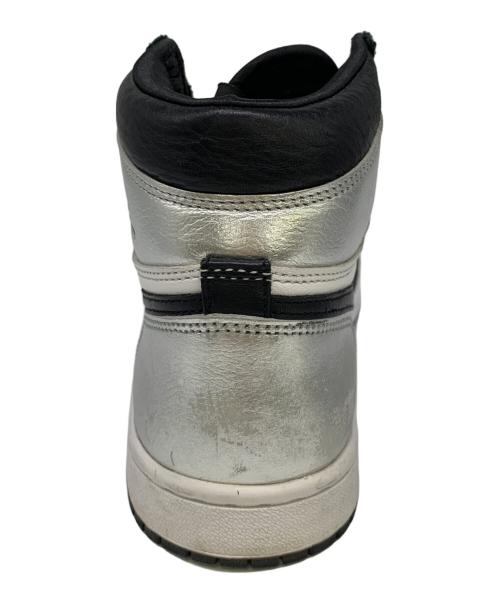 NIKE（ナイキ）NIKE (ナイキ) AIR JORDAN 1 HIGH OG SEAFOAM シルバー×ブラック サイズ:23.5の古着・服飾アイテム