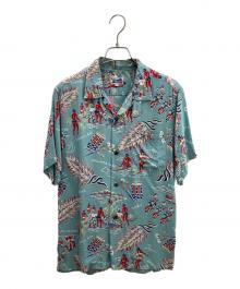 BEAMS（ビームス）の古着「アロハシャツ」｜ブルー