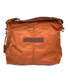 Felisi（フェリージ）の古着「ナイロン2WAYバッグ」｜オレンジ