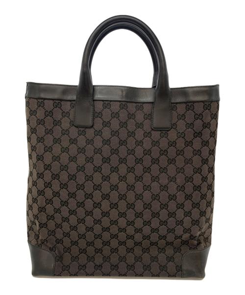 GUCCI（グッチ）GUCCI (グッチ) トートバッグ グレーの古着・服飾アイテム