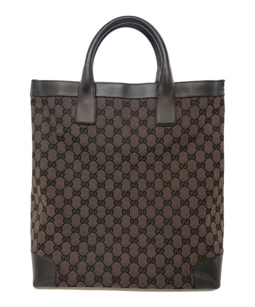 GUCCI（グッチ）GUCCI (グッチ) トートバッグ グレーの古着・服飾アイテム