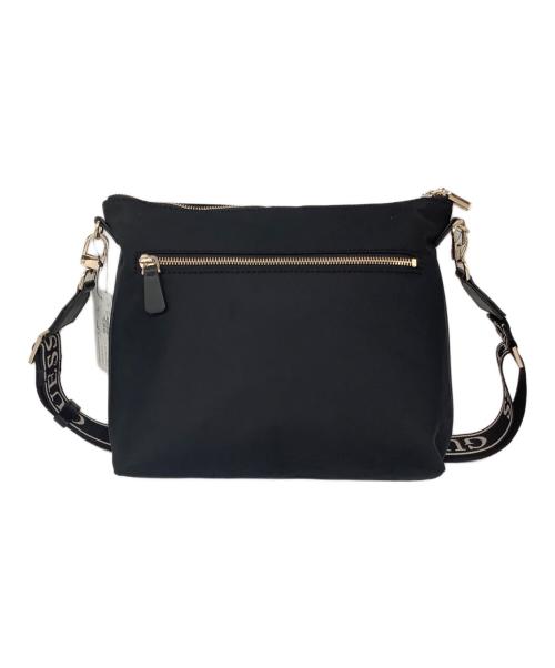 GUESS（ゲス）GUESS (ゲス) ナイロンショルダーバッグ NN9676014 ブラック×ゴールド 未使用品の古着・服飾アイテム