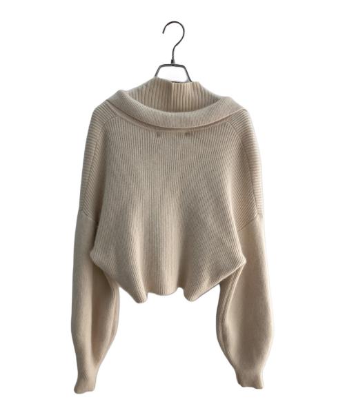 HER LIP TO（ハーリップトゥ）HER LIP TO (ハーリップトゥ) Charlotte Wool-Blend Knit Set ベージュ サイズ:Ｍの古着・服飾アイテム
