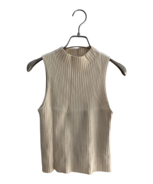 HER LIP TO（ハーリップトゥ）HER LIP TO (ハーリップトゥ) Charlotte Wool-Blend Knit Set ベージュ サイズ:Ｍの古着・服飾アイテム