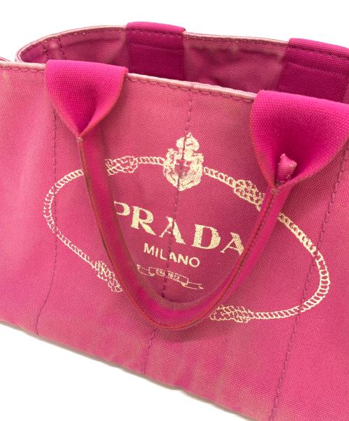 PRADA（プラダ）PRADA (プラダ) カナパ M ピンクの古着・服飾アイテム