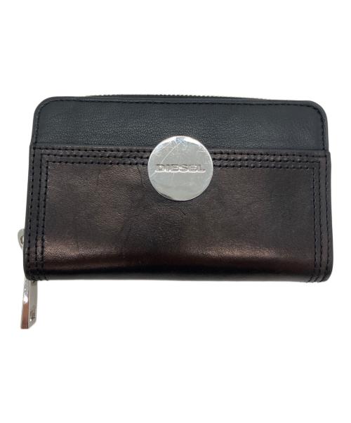 DIESEL（ディーゼル）DIESEL (ディーゼル) 2つ折り財布 ブラックの古着・服飾アイテム