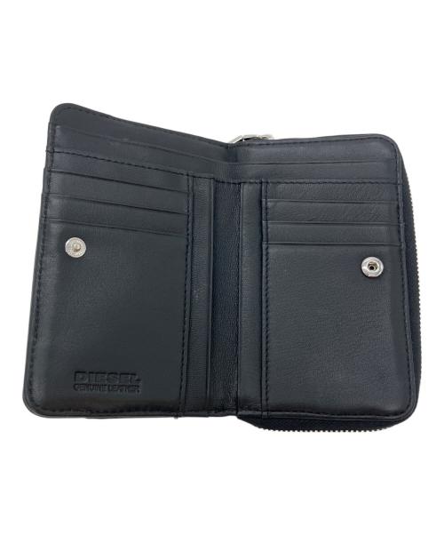 DIESEL（ディーゼル）DIESEL (ディーゼル) 2つ折り財布 ブラックの古着・服飾アイテム