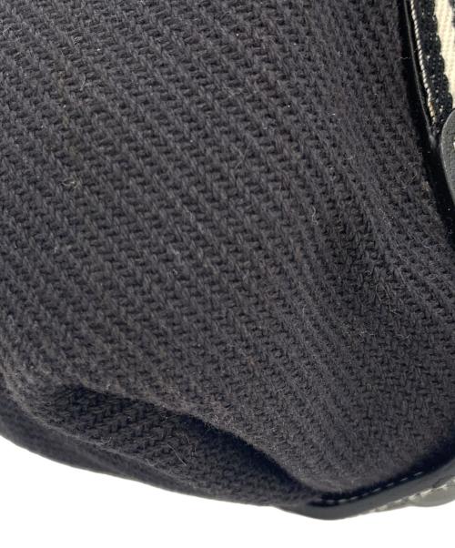 BURBERRY BLUE LABEL（バーバリーロンドンブルーレーベル）BURBERRY BLUE LABEL (バーバリーロンドンブルーレーベル) キャンバストートバッグ ネイビーの古着・服飾アイテム